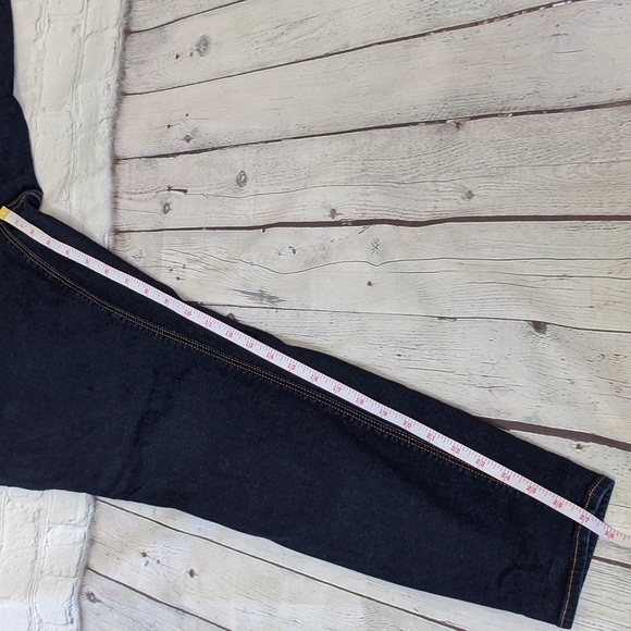 OLD NAVY Mid-Rise Rockstar Super Skinny Dark wash Stretch Jeans - Picture 8 of 9